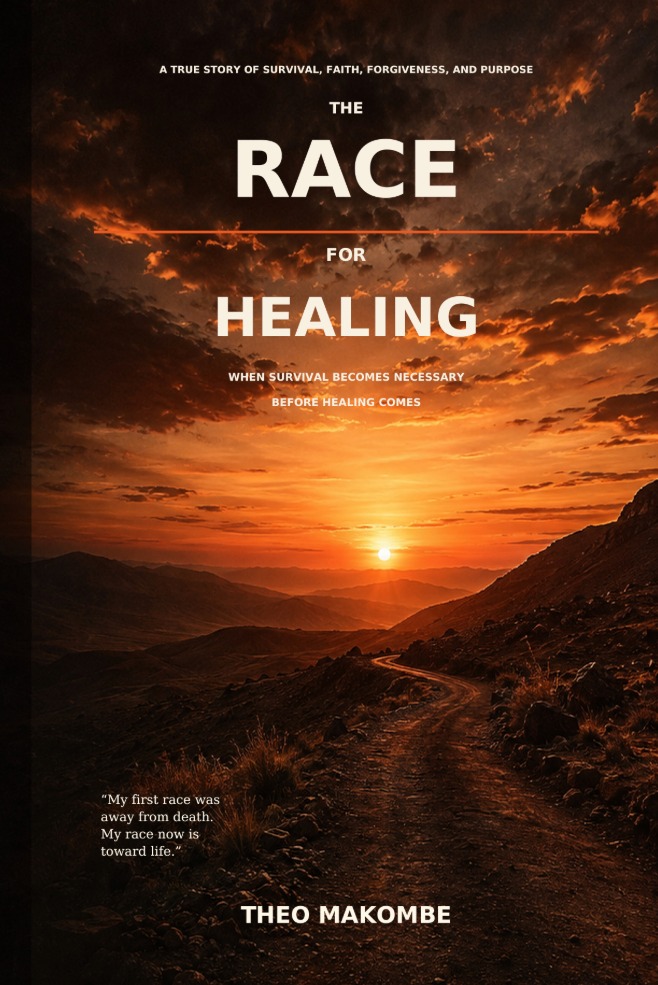The Race for Healing by Theo Makombe book cover